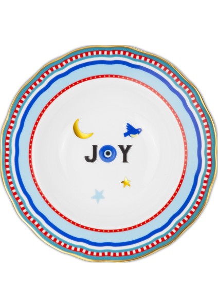Mamma Mia Joy Yazılı Tabak 22 cm