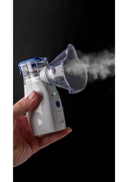 AC-4030 Şarjlı Mesh Nebulizatör Maske ve Ağızlık Hediyeli