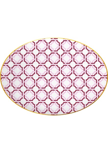 Firenze Porselen Oval Servis Tabağı 31 cm