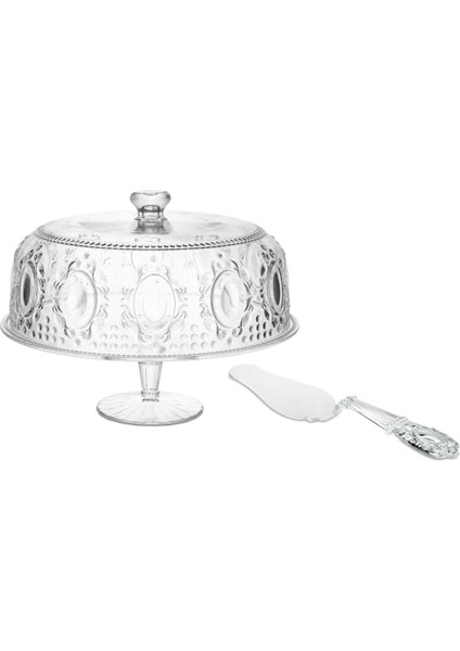 Baroque Rock Anniversary Kek Standı 32 cm ve Spatula