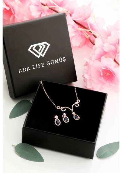 925 Ayar Gümüş Pırlanta Model Asalet Mührü Kadın Set (Özel Kutulu) fiyatları