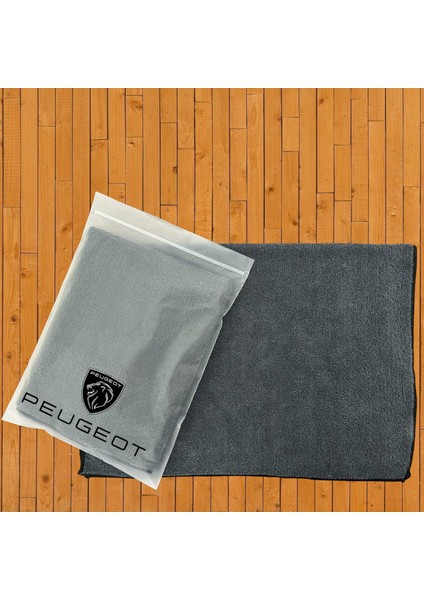 Mikrofiber Kurulama Yıkama Havlusu 50X70Cm Araba Logolu Bez 400Gsm
