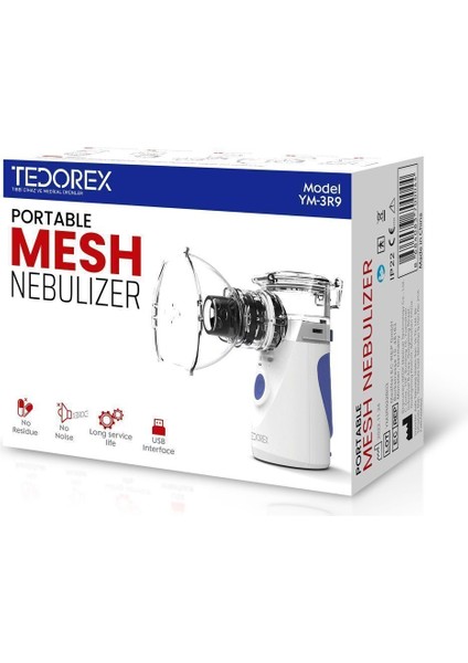 Taşınabilir Nebulizatör Makinesi Tıbbi Atomizer Nebulizatör Inhalatör Sessiz Inhaler Nemlendirme