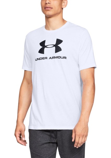 Under Armour Ua Sportstyle Logo Sswhite /  / Black