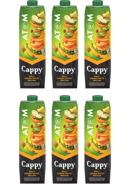Atom Meyve Suyu 1 lt x 6 Adet