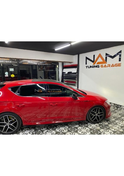 Seat Leon Cam Çıtası Krom 14 Parça Paslanmaz Çelik 5F 2013 Üzeri