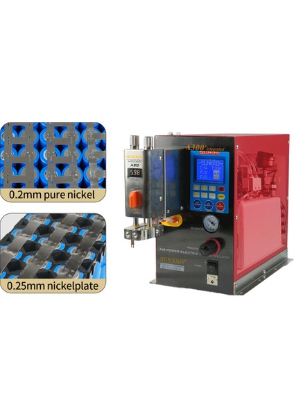 Sunkko A300+ Pil Punto Kaynak MAKİNESİ+73B Kaynak Kalemi fırsatları