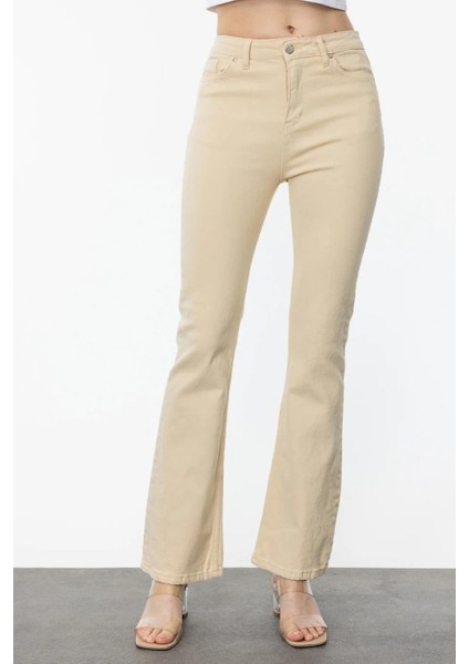 Cepli Bej Kadın Pantolon 3126-2Y4 modelleri