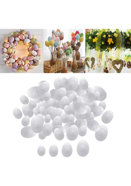 Paskalya Yumurtaları Asılı Yumurta Çelengi Kolyeler Yap Boyama 5cm 8cm 10CM 12CM (Yurt Dışından)