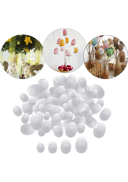 Paskalya Yumurtaları Asılı Yumurta Çelengi Kolyeler Yap Boyama 5cm 8cm 10CM 12CM (Yurt Dışından)