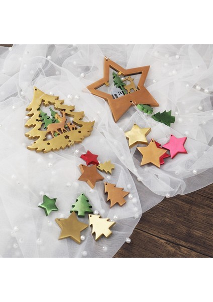 Ğı Pentagram Kolye Yapımı, Epoksi Reçine Temizlenen Döküm Noel Dekorasyonu Odası Festivalleri Için (Yurt Dışından) indirimleri