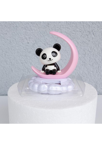 Güneş Enerjili Dans Eden Sevimli Panda Tasarımlı Biblo