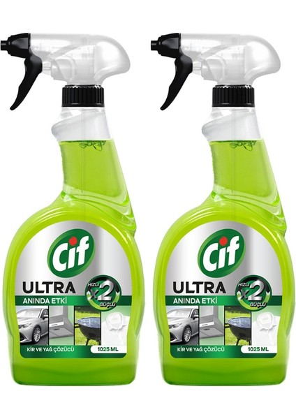 Ultra Anında Etki Kir ve Yağ Çözücü 1025 ml x2