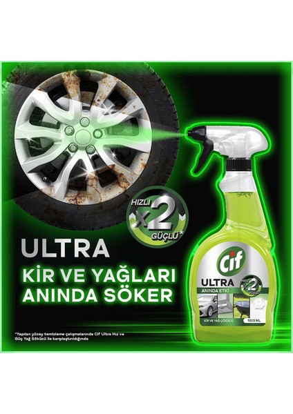 Ultra Anında Etki Kir ve Yağ Çözücü 1025 ml x2