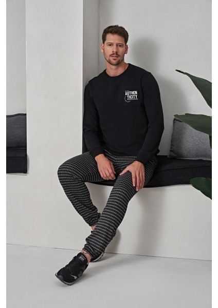 8251 Erkek Kışlık Pijama Takımı