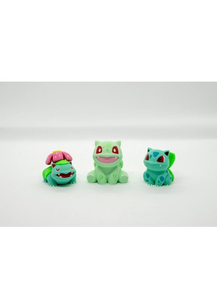 Bulbasaur - Ivysaur - Venusaur Pokemon Evrim 3lü Set