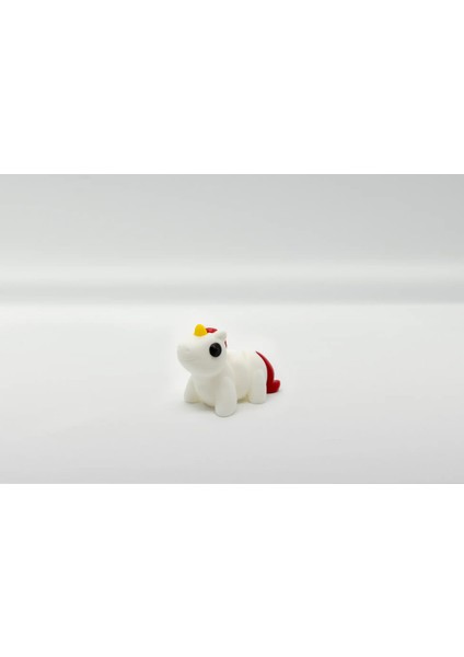 Unicorn 3D Hareketli Model Kırmızı