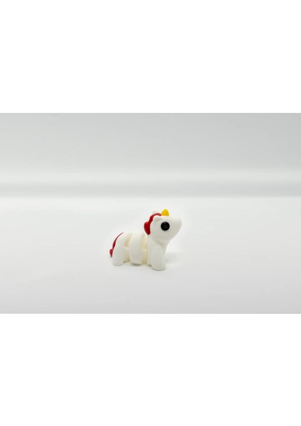 Unicorn 3D Hareketli Model Kırmızı