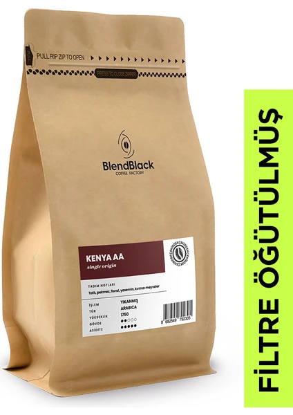 Blendblack Kenya Aa Filtre Kahve 250Gr Öğütülmüş