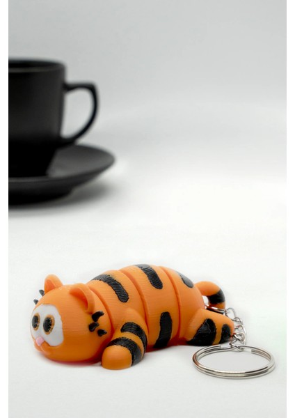 Garfield 3D Hareketli Anahtarlık