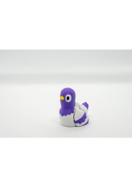 Güvercin Şaşkın 3D Hareketli Model