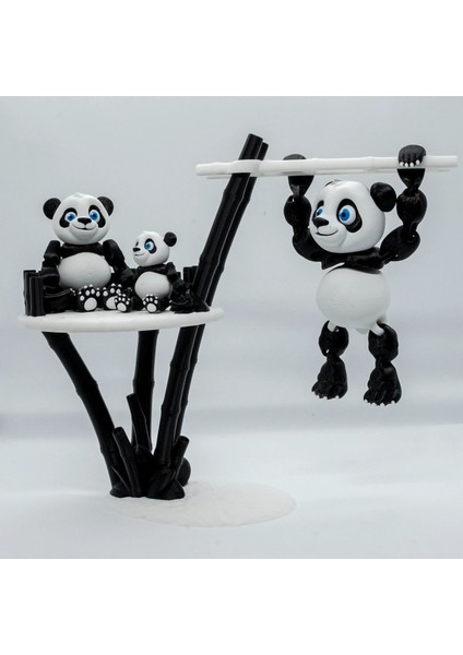 Panda 3D Hareketli Model Küçük Boy