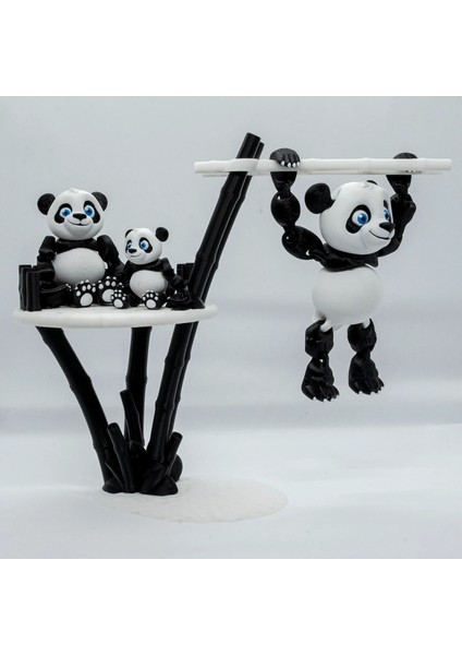 Panda 3D Hareketli Model Küçük Boy