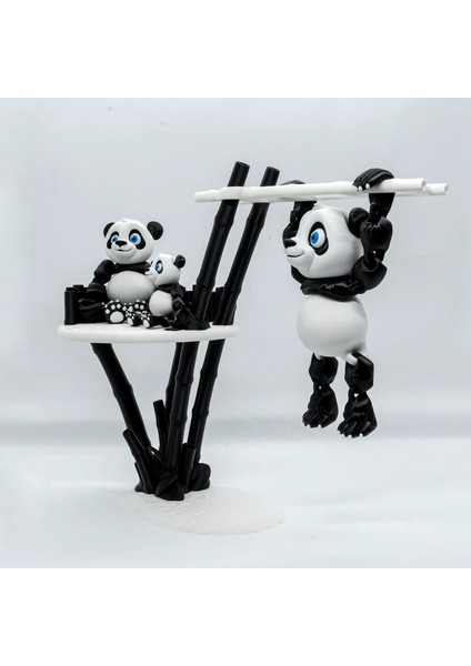 Panda 3D Hareketli Model Küçük Boy