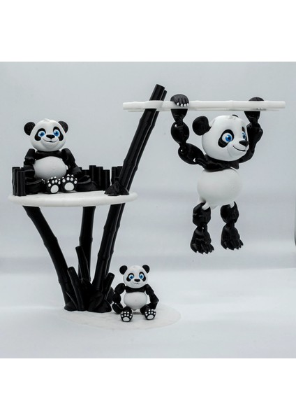 Panda 3D Hareketli Model Tüm Boylar Set