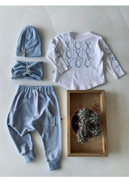 Bebek 'oxo' Baskılı 4'lü Set