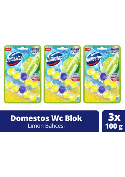 Tuvalet Bloğu Limon Bahçesi 3 x 100 gr