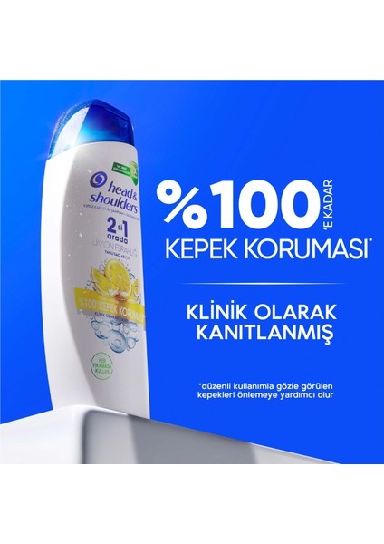 Head & Shoulders Şampuan Limon Ferahlığı 2in1 330 Ml X3adet