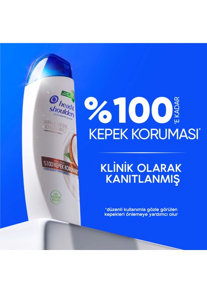 Head & Shoulders Şampuan Derinlemesine Nemlendirici Hindistan Cevizi 1in1 330 Ml X3 Adet