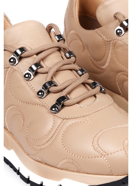 Bağcıklı Termo Taban Sneaker 101-232117-19 Kadın Ayakkabı