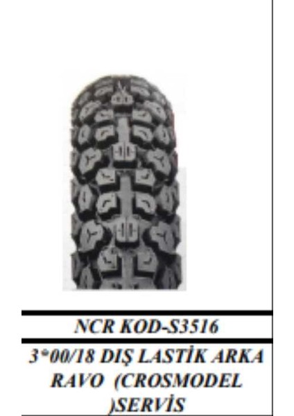Dış 3*00*18 Ravo Croos Servis