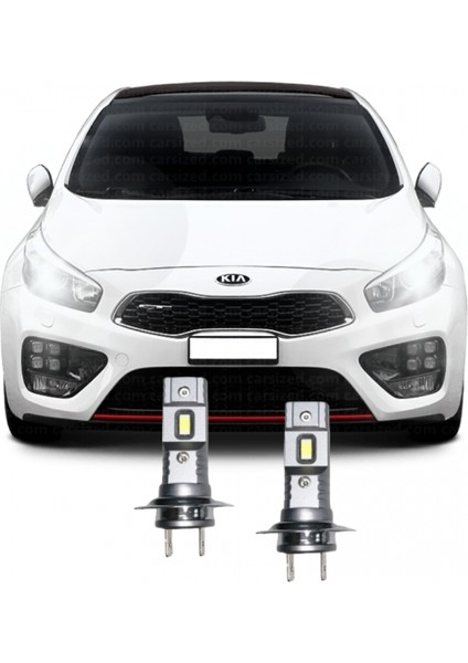 Kıa Ceed Led Kısa Far Ampulü Mini Led 2'Li Set H7 Aparat Gerekmez