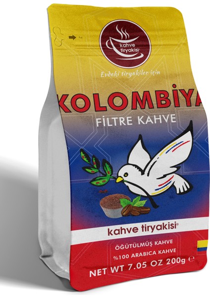 Kolombiya Filtre Kahve 200 gr Paket