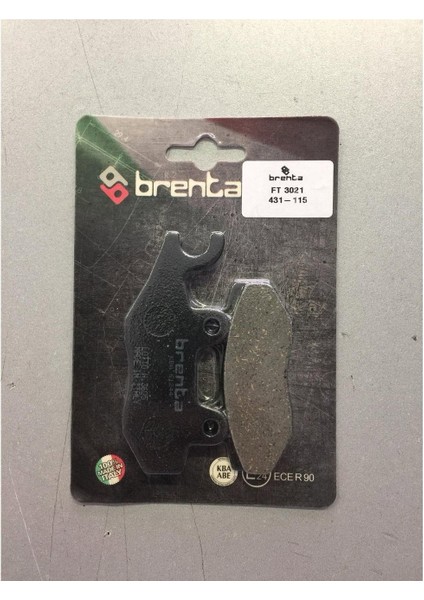 Kawasakı Ex 250 R - Nınja 300-Z 300 Ön Veya Arka Fren Balatası Brenta