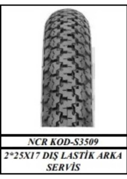 Dış 2*25*17 Arka Tip Servis