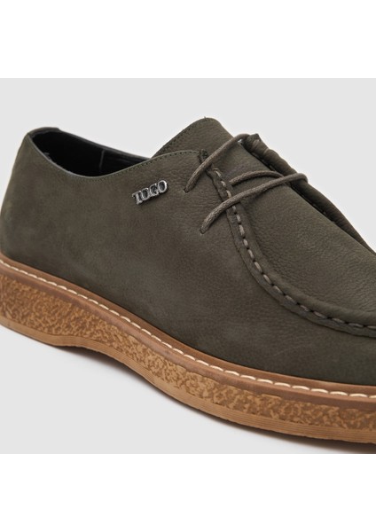 Erkek Casual Ayakkabı [052261], Yeşil Nubuk, 44