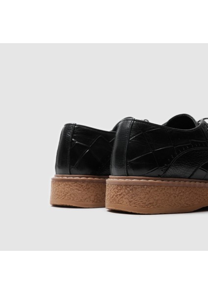 Erkek Casual Oxford Ayakkabı [052262], Siyah, 44 indirimleri