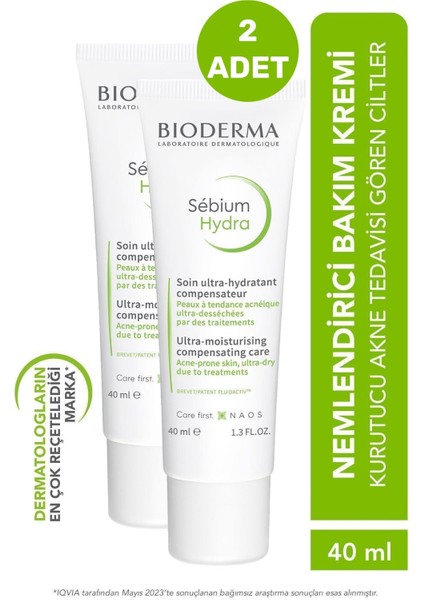 Sebium Hydra Cream 40 ml 2 Adet