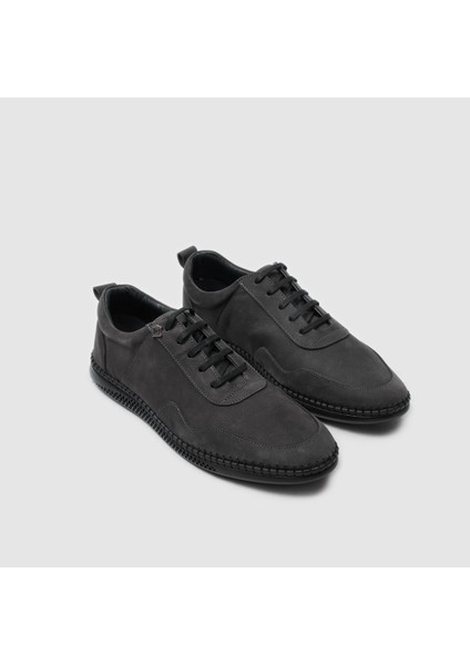 Erkek Sneaker Ayakkabı [052061], Asfalt Nubuk, 40