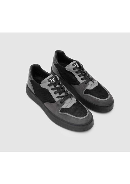 Erkek Sneaker Ayakkabı [052128], Gri - Siyah, 44 modelleri