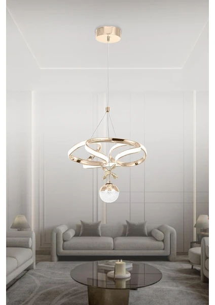 Eray Aydınlatma 9278-30 Sr Led Gold Avize