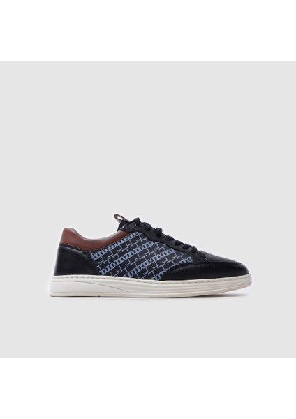Erkek Sneaker Ayakkabı [052185], Siyah - Taba, 40