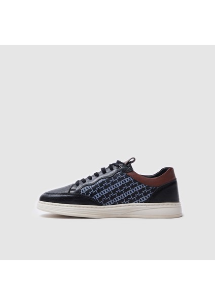 Erkek Sneaker Ayakkabı [052185], Siyah - Taba, 40