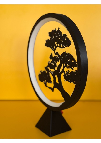 Çiçekli Masaüstü Gece Lambası