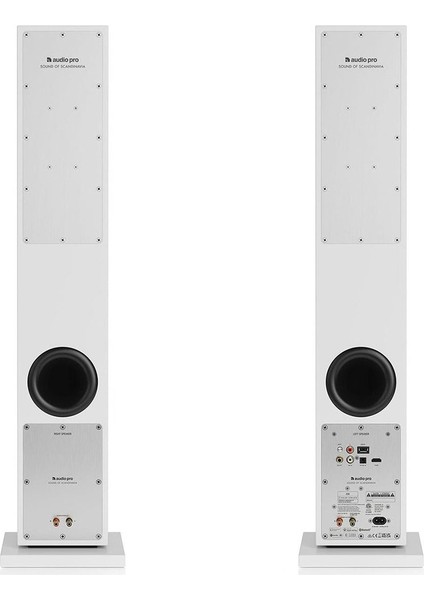 Audio Pro A38+SW-5 Beyaz 2+1 Aktif Multiroom Akıllı Ev Hoparlörü Seti