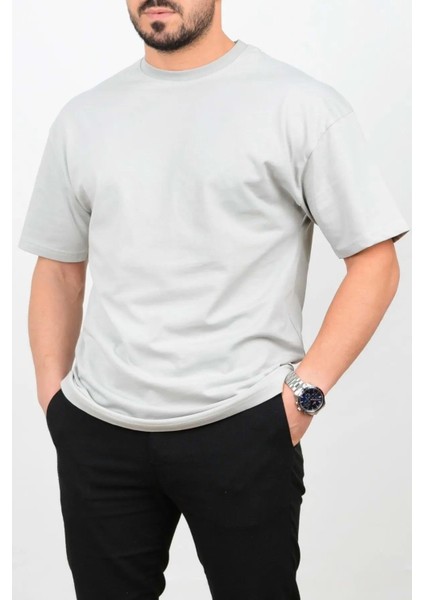 Erkek Pamuklu Normal Kalıp Basic T-Shirt Siyah EDW178